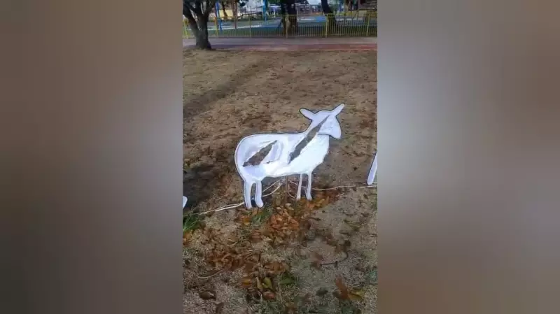 Vândalos destroem presépio do Natal Iluminado na Orla de Santarém