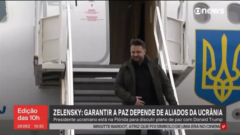 Zelensky encontra Trump na Flórida para plano de paz de 20 pontos