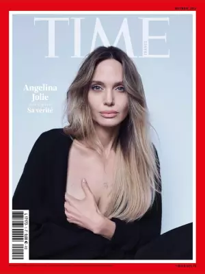 Angelina Jolie exibe cicatrizes de mastectomia na capa da Time France