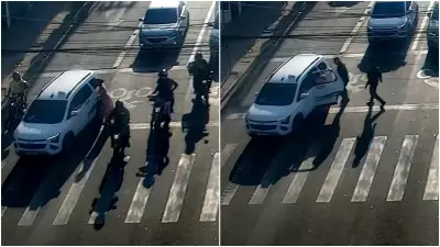 Bebê nasce em táxi em Fortaleza com ajuda de policiais militares