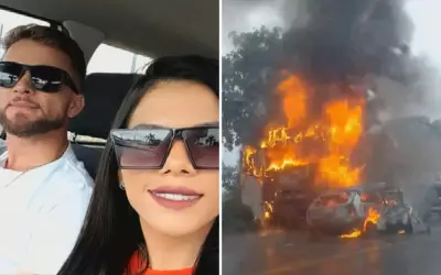 Casal, incluindo mulher grávida, morre em colisão frontal com carreta na BR-020