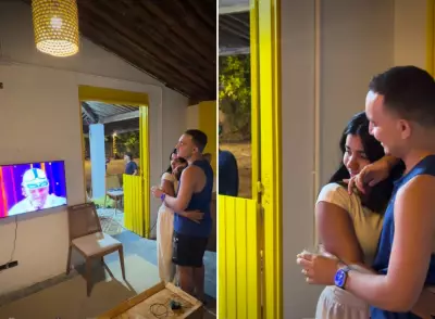 João Gomes e esposa choram ao rever apresentação com Roberto Carlos