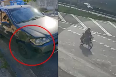 Motorista é indiciado por tentativa de homicídio após perseguir e atropelar motociclista em Praia Grande