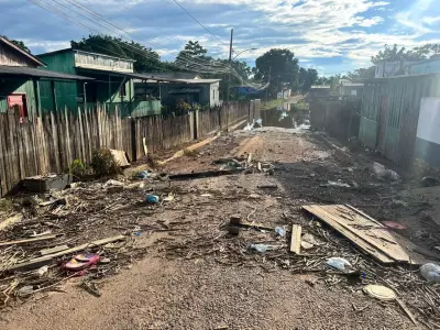 Rio Branco: recuo de enchente revela destruição após 50 anos