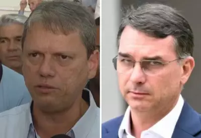 Tarcísio reafirma apoio a Flávio Bolsonaro e cita linha econômica de Paulo Guedes