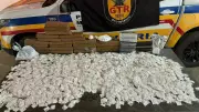 5 mil papelotes de cocaína apreendidos em ônibus interestadual em MG
