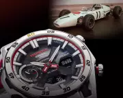Casio e Honda lançam relógio especial pelos 60 anos da primeira vitória na F1