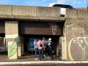 Elevado da Miguel Rosa: Crea-PI avalia interdição após queda de bloco de concreto