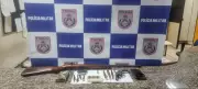 Homem de 45 anos preso com arsenal de armas e munições em Paty do Alferes