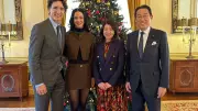 Katy Perry e Justin Trudeau posam juntos em foto oficial no Japão