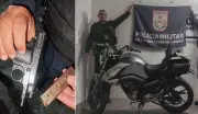 Operação da PM em Campos prende 2 e apreende arma após perturbação do sossego