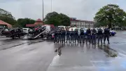Operação policial apreende 51 motos e interrompe corridas ilegais em Macapá