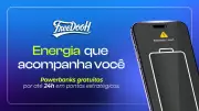 Powerbanks gratuitos chegam a Curitiba e revolucionam mobilidade urbana