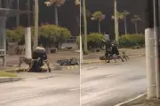 Servidor público é agredido por morador de rua em Praia Grande, SP