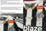 Torcedor acha camisa autografada por Neymar na Vila Belmiro e busca dona