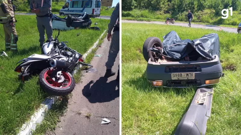 Acidente fatal na ERS-239 em Sapiranga deixa três mortos