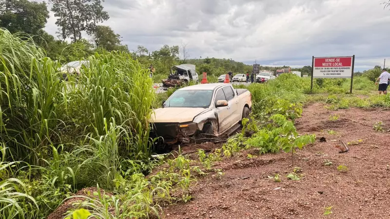 Acidente fatal na TO-080 deixa dois mortos e quatro feridos entre Palmas e Paraíso do Tocantins