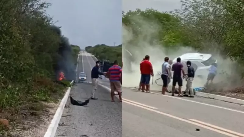 Acidente na BR-407 deixa 3 mortos e 4 feridos em Jaicós, Piauí