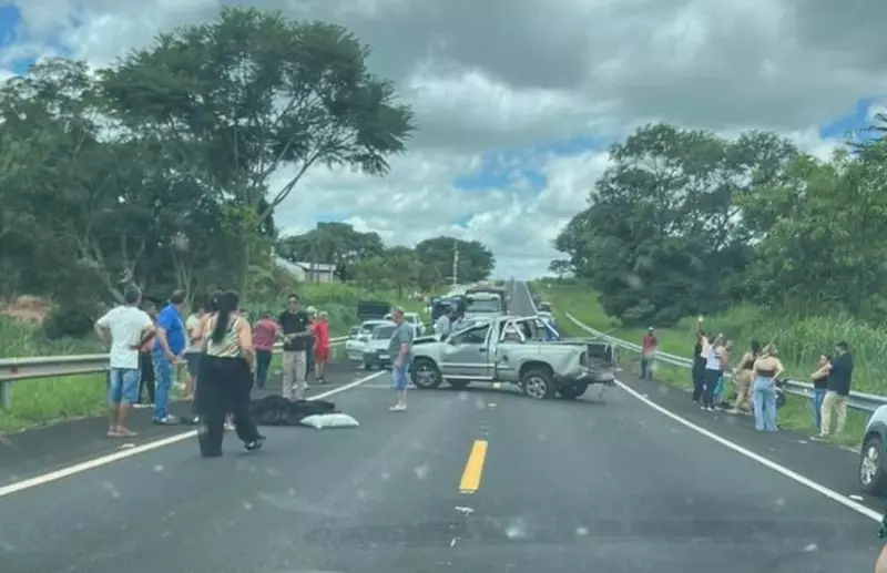 Acidente na SP-351 mata casal de Bebedouro e deixa filho de 9 anos em estado grave