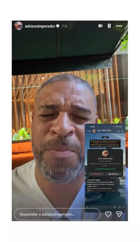 Adriano Imperador alerta sobre golpe: mãe perde R$ 15 mil após criminosos se passarem por ele