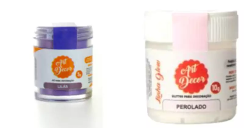 Anvisa suspende venda de pó e glitter da Art Decor para alimentos