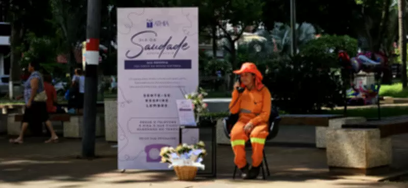 Ação no Dia da Saudade em Presidente Prudente convida moradores a deixarem mensagens para entes falecidos