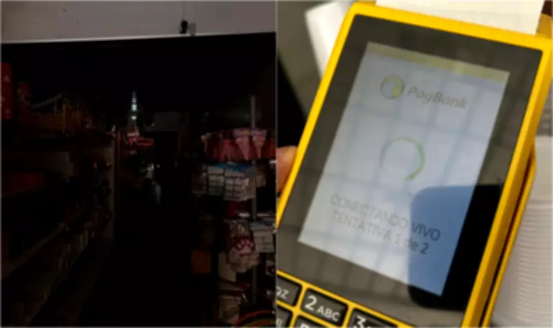 Apagão de energia e internet paralisa comércio no Centro de Boa Vista, RR