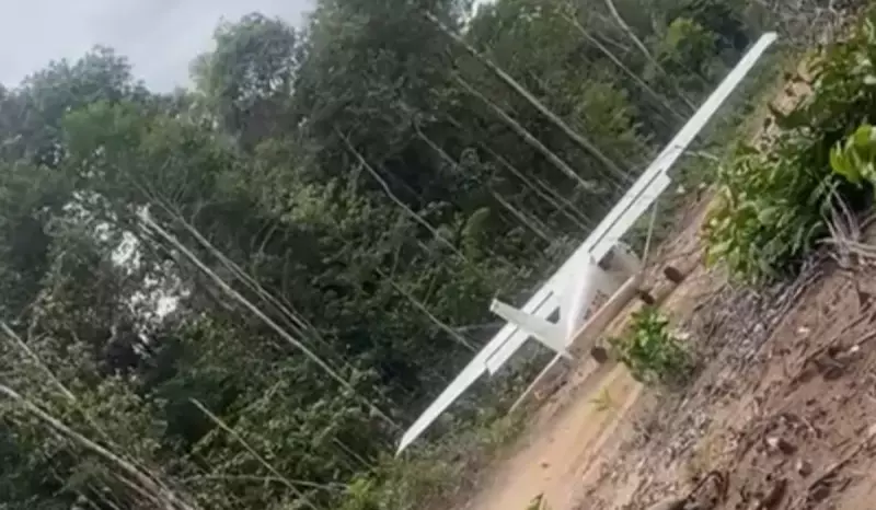 Avião colide com árvores em decolagem de pista clandestina no Amazonas; polícia investiga