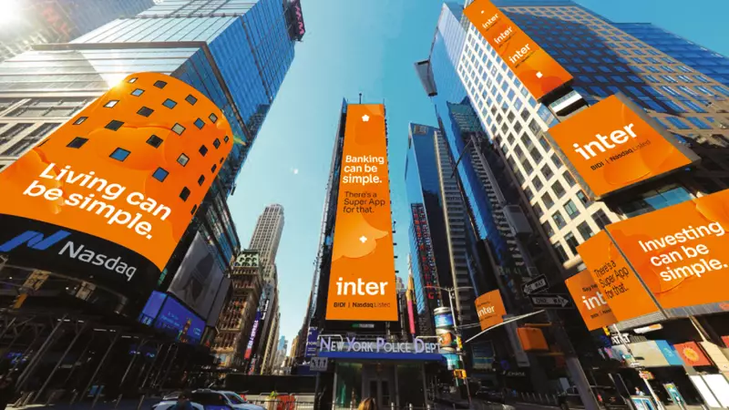 Banco Inter mira Copa de 2026 para conquistar 500 mil novos clientes nos EUA