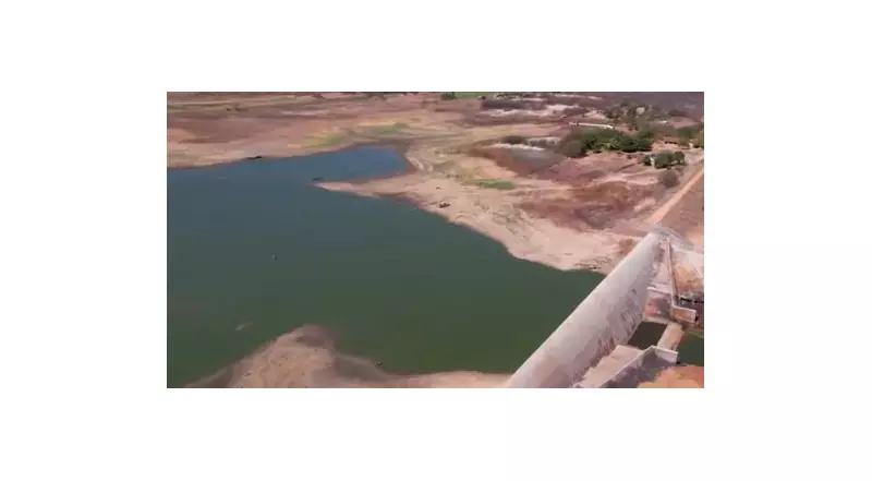 Barragem da Farinha em Patos tem menos de 2% de água em meio a racionamento na Paraíba
