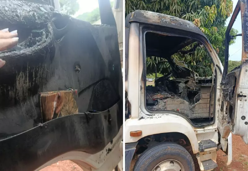 Bíblia permanece intacta após incêndio criminoso em caminhão em Palmas