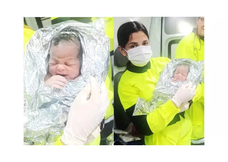 Bebê nasce em ambulância na BR-040 em Minas Gerais após parto de emergência