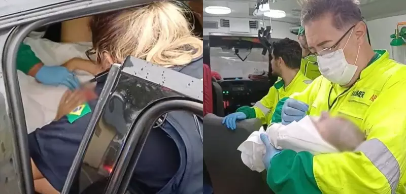 Bebê nasce em carro na BR-101 com ajuda de policial rodoviária