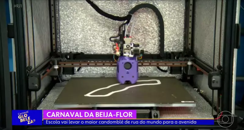Beija-Flor de Nilópolis usa maior impressora 3D do Brasil para criar figurinos do Carnaval 2026
