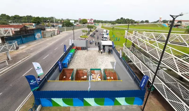 Belém inaugura 1º ecoponto para reciclagem e combate ao descarte irregular