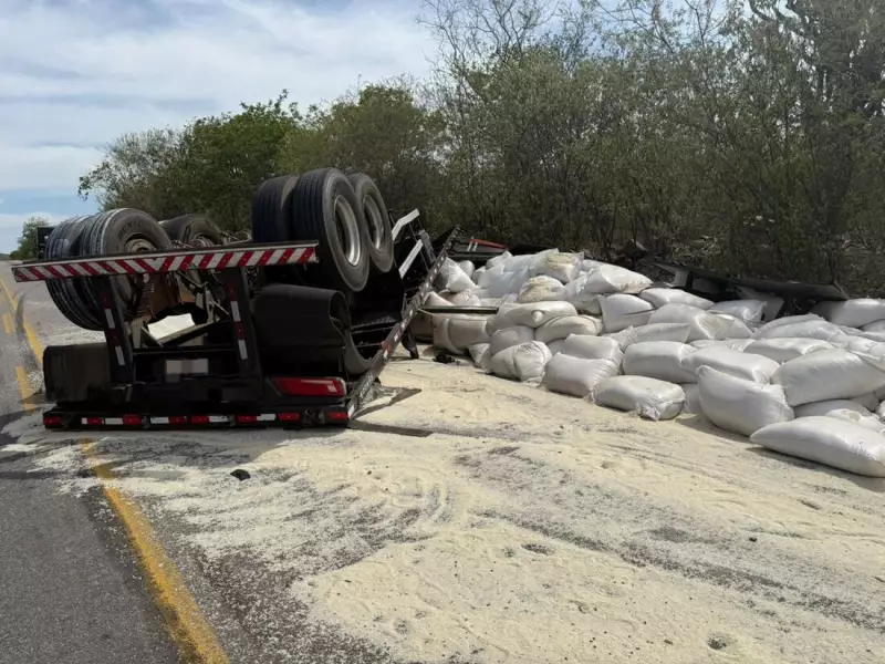 BR-116 tem dois acidentes graves no Sertão de PE: um com morte e outro com tombamento