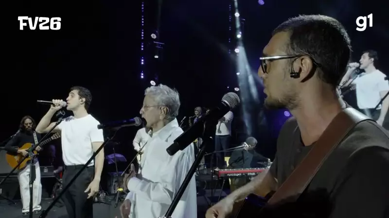 Caetano Veloso emociona Festival de Verão 2026 com show em família