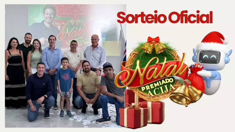 Campanha Natal Premiado 2025 movimenta R$ 50 mil e 200 mil cupons em Jacutinga