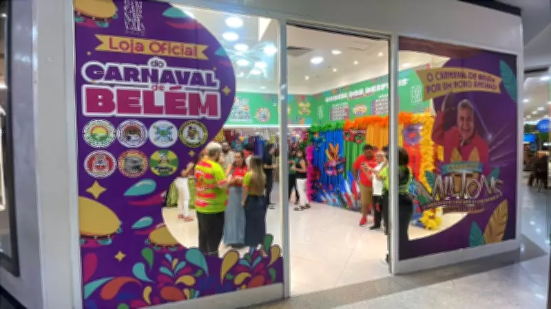 Carnaval impulsiona comércio em Belém com inauguração de loja oficial das escolas de samba
