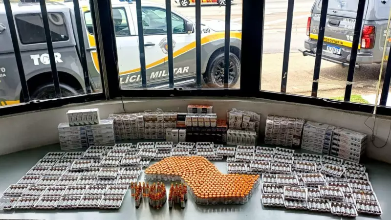 Casal é preso por contrabando de medicamentos e produtos ilegais em Itu