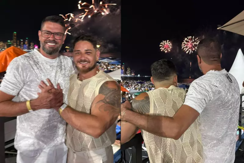 Casal agredido em Porto de Galinhas passa Réveillon em Balneário Camboriú