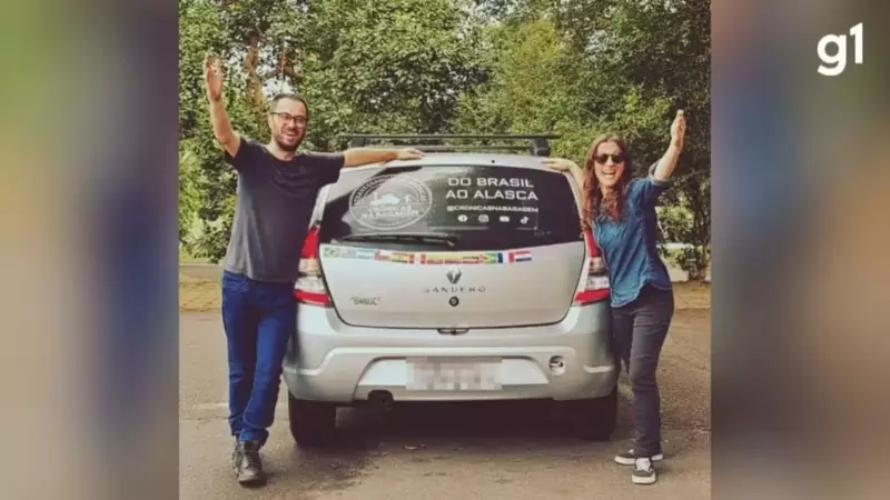Casal gaúcho inicia expedição de 4 anos pelas Américas em carro 1.0