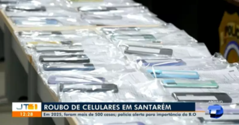 Celulares são alvo de criminosos em Santarém: mais de 500 casos em 2025