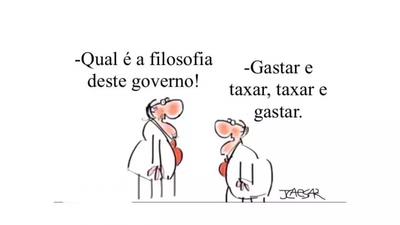 Charge de J. Caesar satiriza crise política e judicial do Brasil