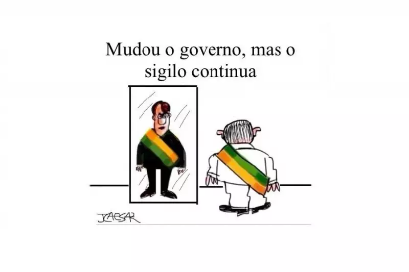 Charge de J.Caesar critica situação política brasileira em 23 de janeiro