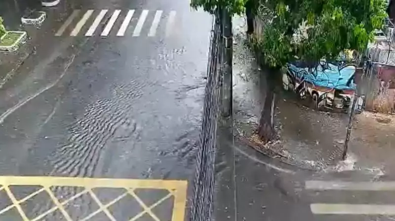 Chuva forte atinge Rio no 1º domingo de 2026; ressaca alerta litoral