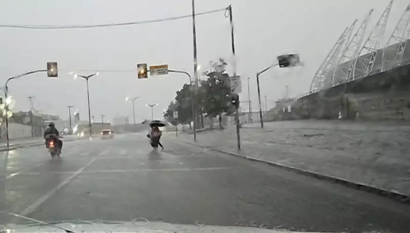 Chuva intensa atinge Fortaleza e interior do Ceará; Inmet emite alerta para 184 cidades