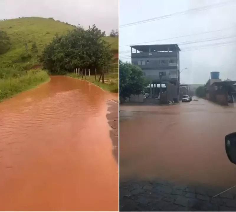 Chuvas intensas causam alagamentos e prejuízos no Noroeste Fluminense