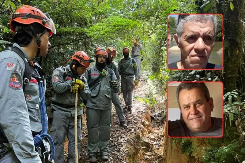 Ciclistas são resgatados após seis dias perdidos na mata de SP; bombeiros passam um dia em busca sem saber do resgate