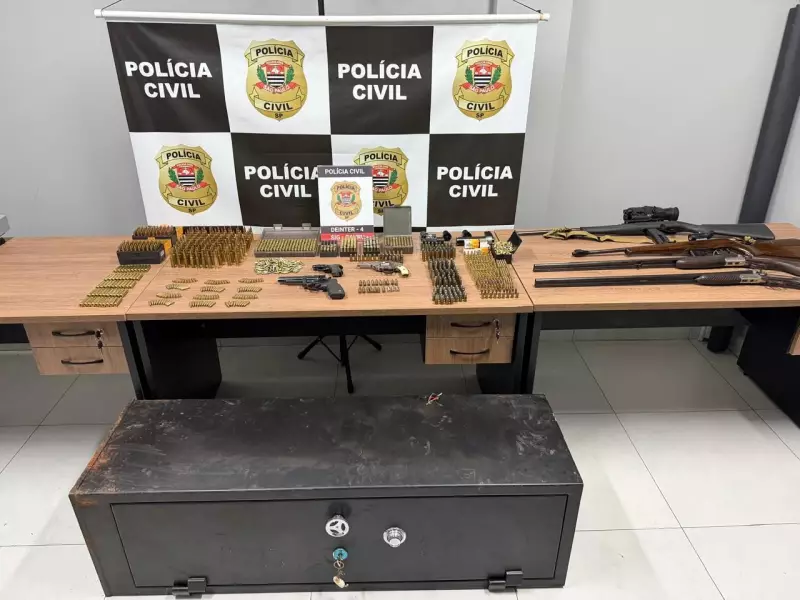 Cofre com armas e munições é furtado de casa de PM aposentado em Bauru